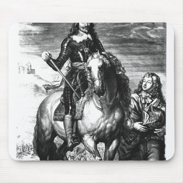 Reiterporträt von Charles I Mousepad (Vorne)