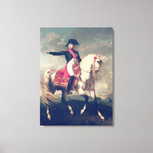 Reiterporträt von Napoleon I 1810 Leinwanddruck