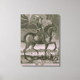 Reiterporträt von Oliver Cromwell (1599-1658) Leinwanddruck