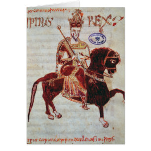 Reiterporträt von Pepin König von Italien