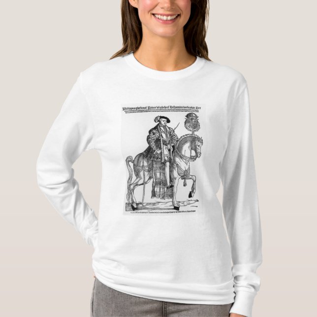 Reiterporträt von Philip II von Spanien T-Shirt (Vorderseite)