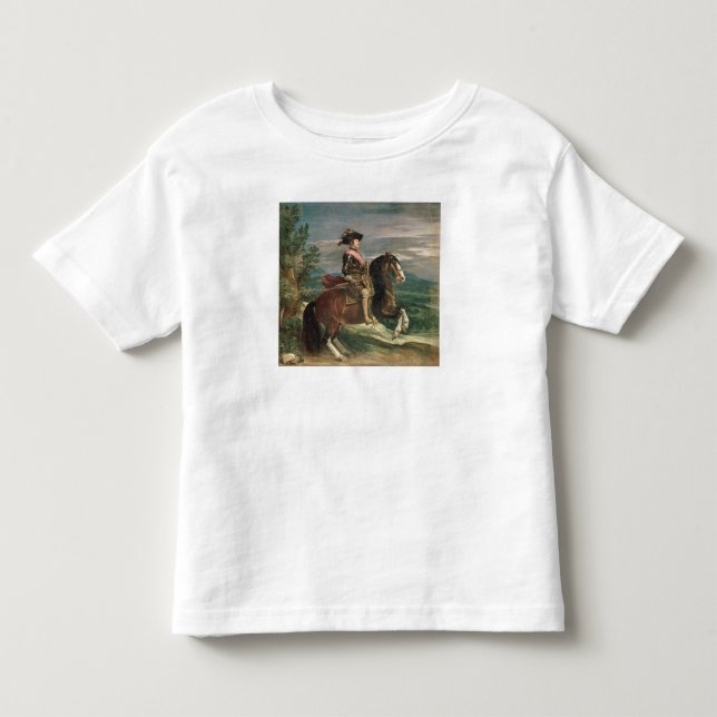 Reiterporträt von Philip IV c.1636 Kleinkind T-shirt (Vorderseite)