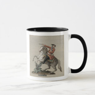 Reiterporträt von Prinzen Charles Tasse