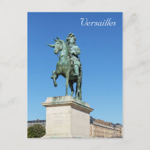 Reiterstatue von Ludwig XIV. in Versailles Postkarte