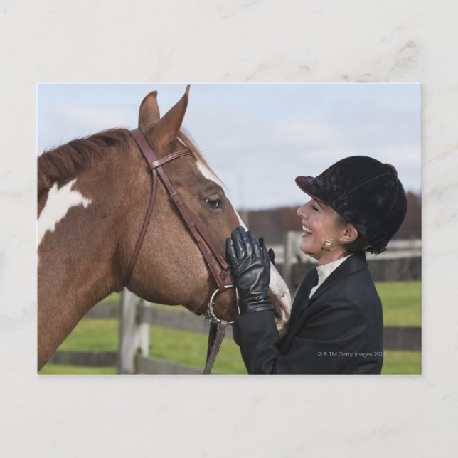Reitfahrer Postkarte (Vorderseite)