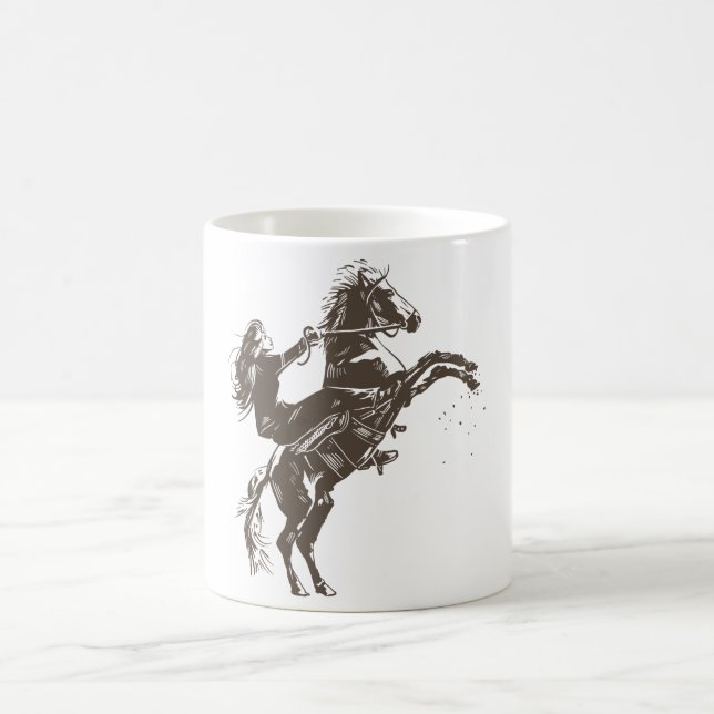 Reitfrau Kaffeetasse (Mittel)