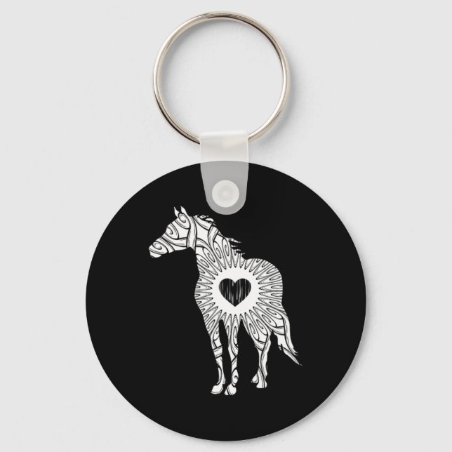 Reitgeschenk für Pferde Schlüsselanhänger (Vorderseite)