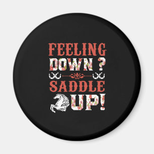 Reitgeschenk   Gefühl nach oben Magnet