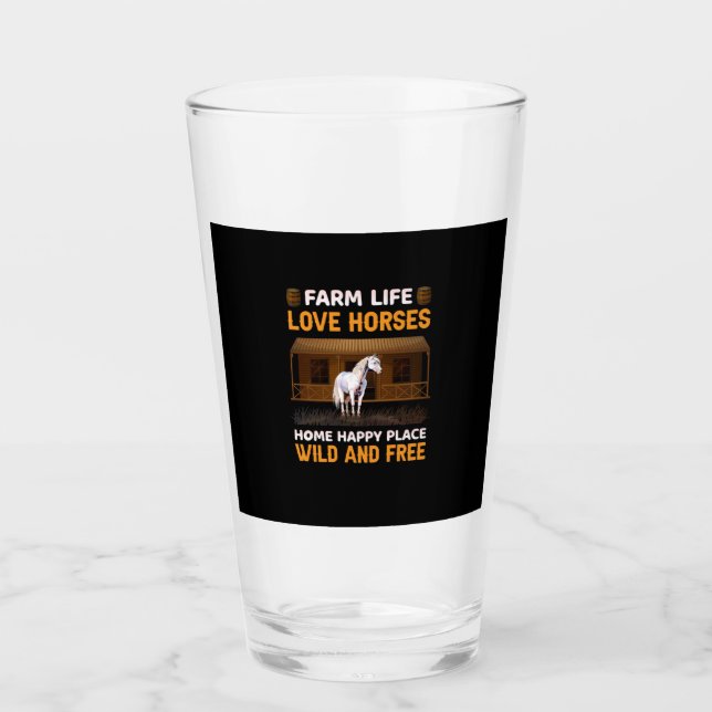 Reitgeschenk | LIEBE Glas (Vorderseite)