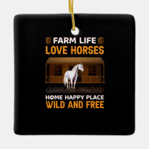 Reitgeschenk   LIEBE Keramikornament