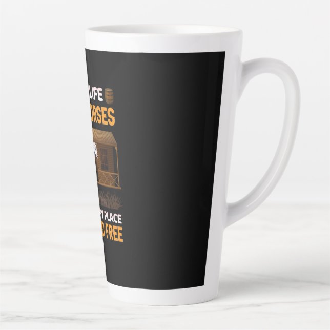 Reitgeschenk | LIEBE Milchtasse (Rechts)