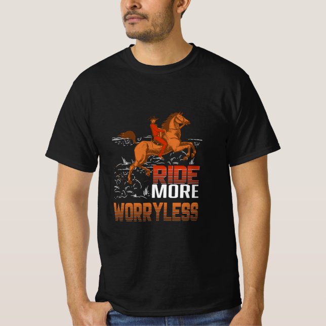 Reitgeschenk | Mehr Spaß T-Shirt (Vorderseite)