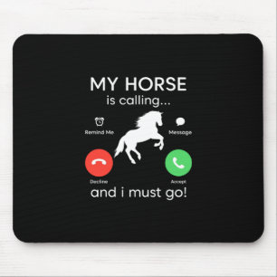 Reitgeschenk Mein Pferd ruft Mousepad