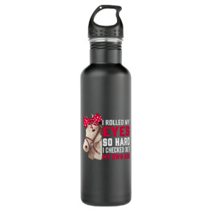 Reitgeschenk   Meine Augen so hart rollen Edelstahlflasche