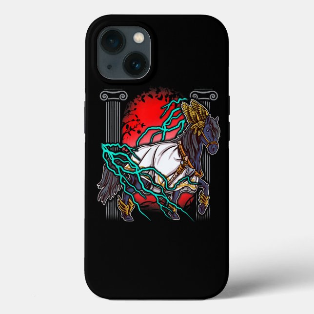 Reitgriechische Mythen Zeus Alte Götter Equine Lig Case-Mate iPhone Hülle (Rückseite)