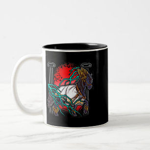 Reitgriechische Mythen Zeus Alte Götter Equine Lig Zweifarbige Tasse