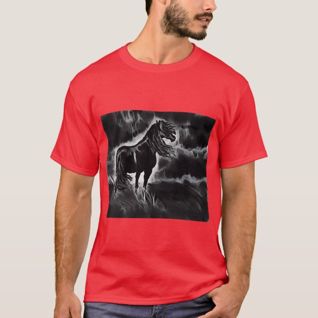 Reithaar aus Wolkenfreund T-Shirt (Vorderseite)