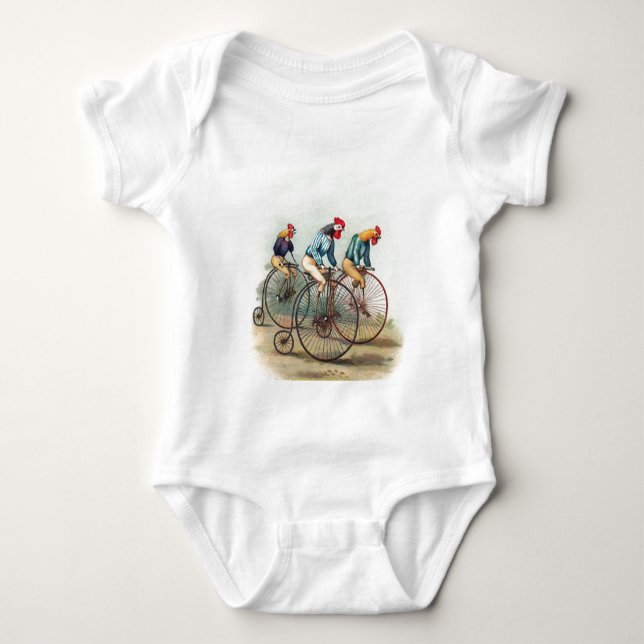 Reithähne Baby Strampler (Vorderseite)