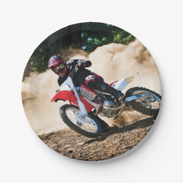 Reitkissen Pappteller (Vorderseite)