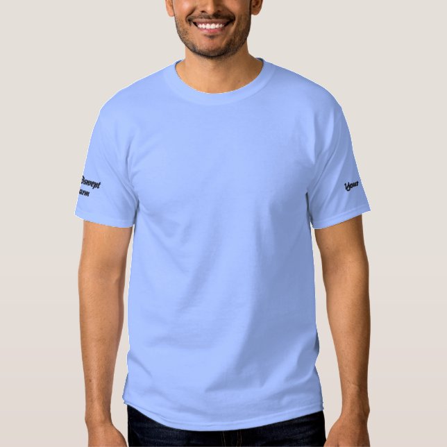Reitkunde Besticktes T-Shirt (Vorderseite)
