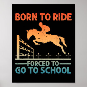 Reitkunst für Männer Reitsport Equ Poster