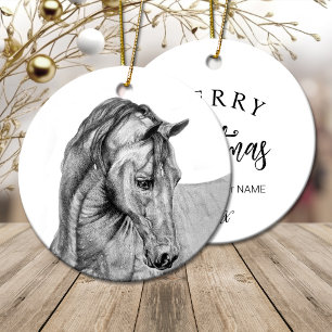 Reitkunststift zeichnend Schwarzweiß Keramik Ornament