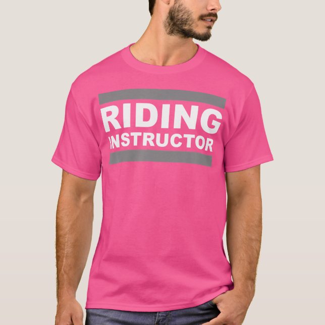 Reitlehrer T-Shirt (Vorderseite)