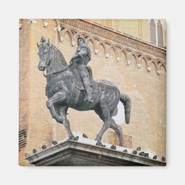 Reitmonument von Bartolommeo Colleoni (1400- Magnet (Vorne)
