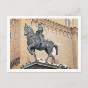 Reitmonument von Bartolommeo Colleoni (1400- Postkarte