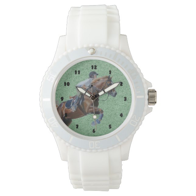 Reitpferd Armbanduhr (Vorderseite)