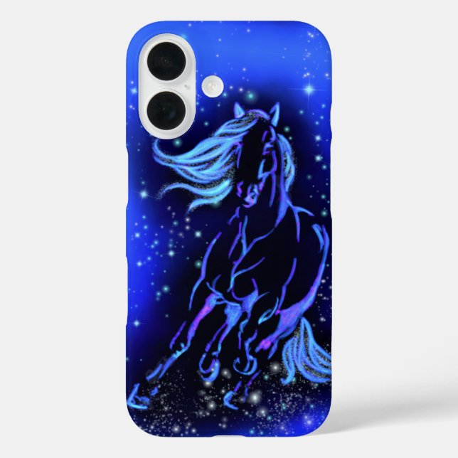Reitpferd iPhone Case (Rückseite)