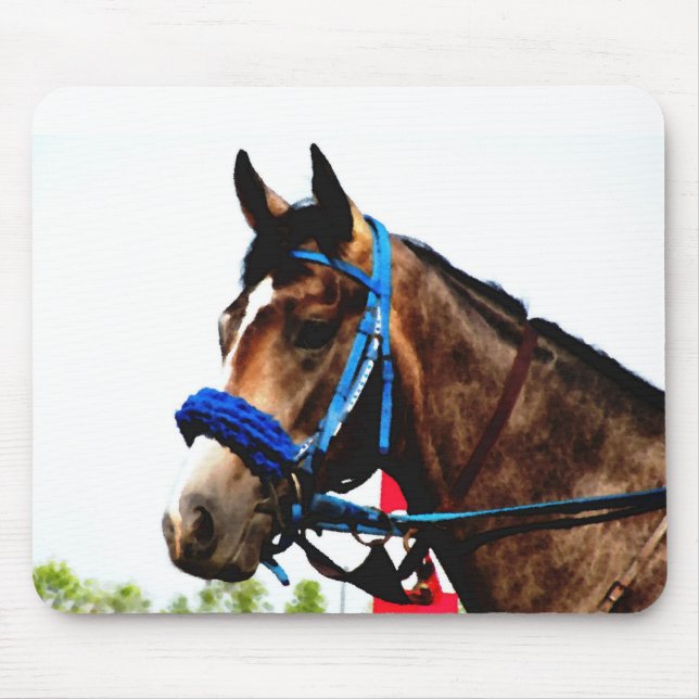 Reitpferd Mousepad (Vorne)