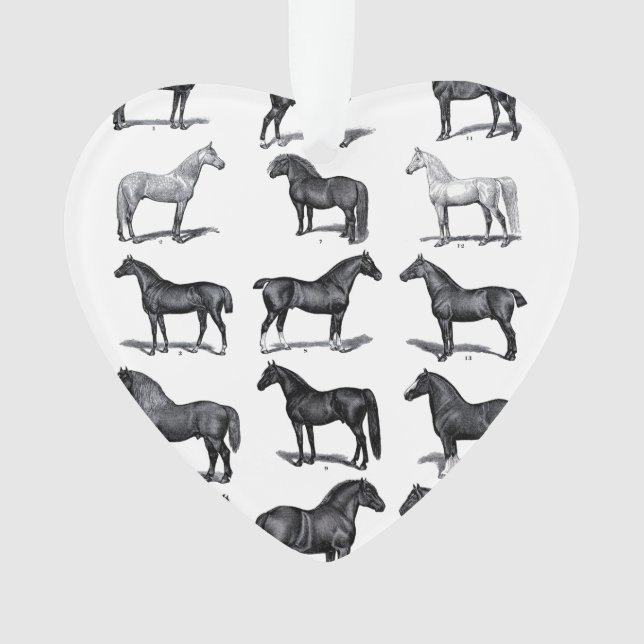 Reitpferd Ornament (Vorderseite)