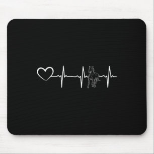 Reitpferd Pferd Heartbeat Mousepad