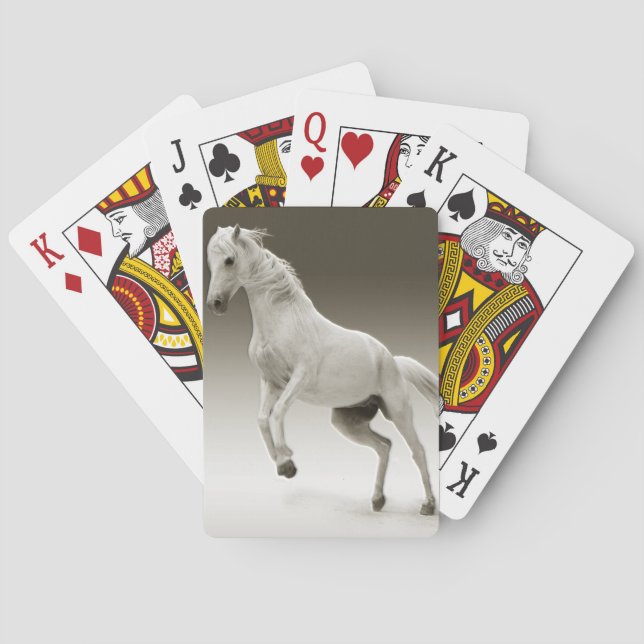 Reitpferd Spielkarten (Rückseite)