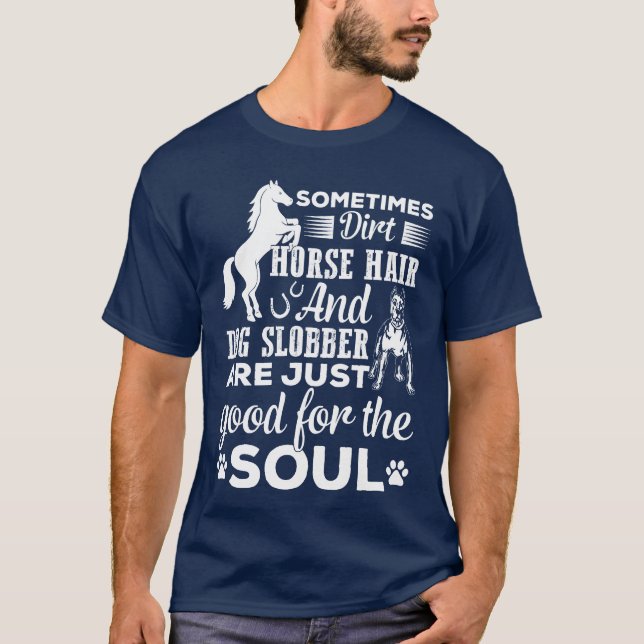 Reitpferd T-Shirt (Vorderseite)