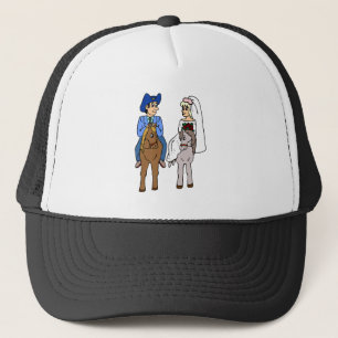 Reitpferd Truckerkappe