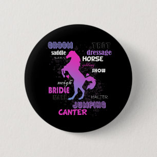 Reitpferde Button