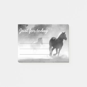 REITPFERDE, DIE ERINNERUNG FÜHREN POST-IT KLEBEZETTEL