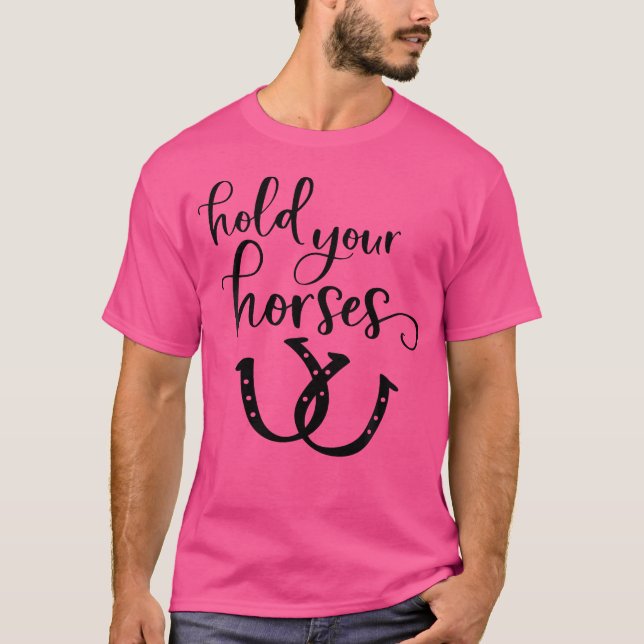 Reitpferde Pferde Reittiere Shirt (Vorderseite)