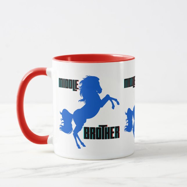 Reitpferden Tasse (Links)
