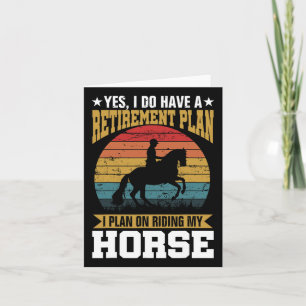 Reitplan Reitpferde Pferde Lover Funny Gi Karte