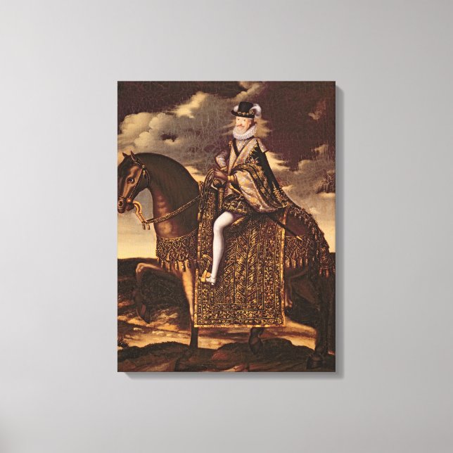 Reitportrait von Henri IV Leinwanddruck (Vorderseite)