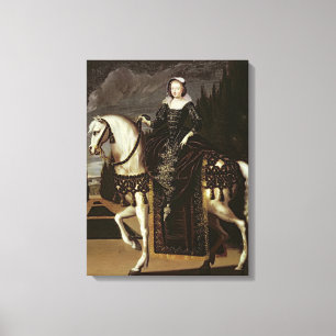 Reitportrait von Marie de Medici Leinwanddruck