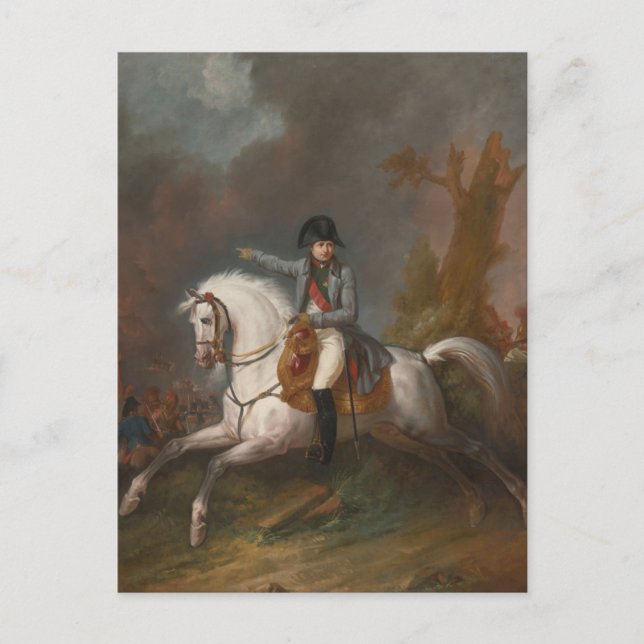 Reitportrait von Napoleon Postkarte (Vorderseite)