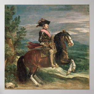 Reitportrait von Philip IV c.1636 Poster