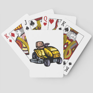 Reitrasenmäher-Spielkarten Spielkarten