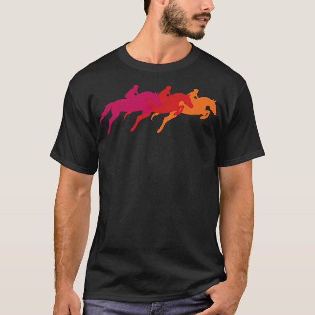 Reitschule für Pferde T-Shirt (Vorderseite)
