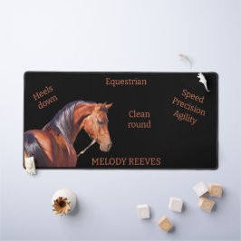 Reitsport Dressur Personalisiert Schreibtischunterlage