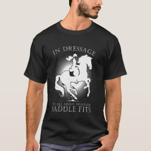 Reitsport Dressur Pferd Reiten Lustiger Spruch T-Shirt